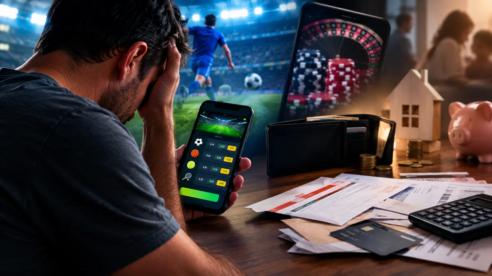 53% dos apostadores já atrasaram contas para fazer bets