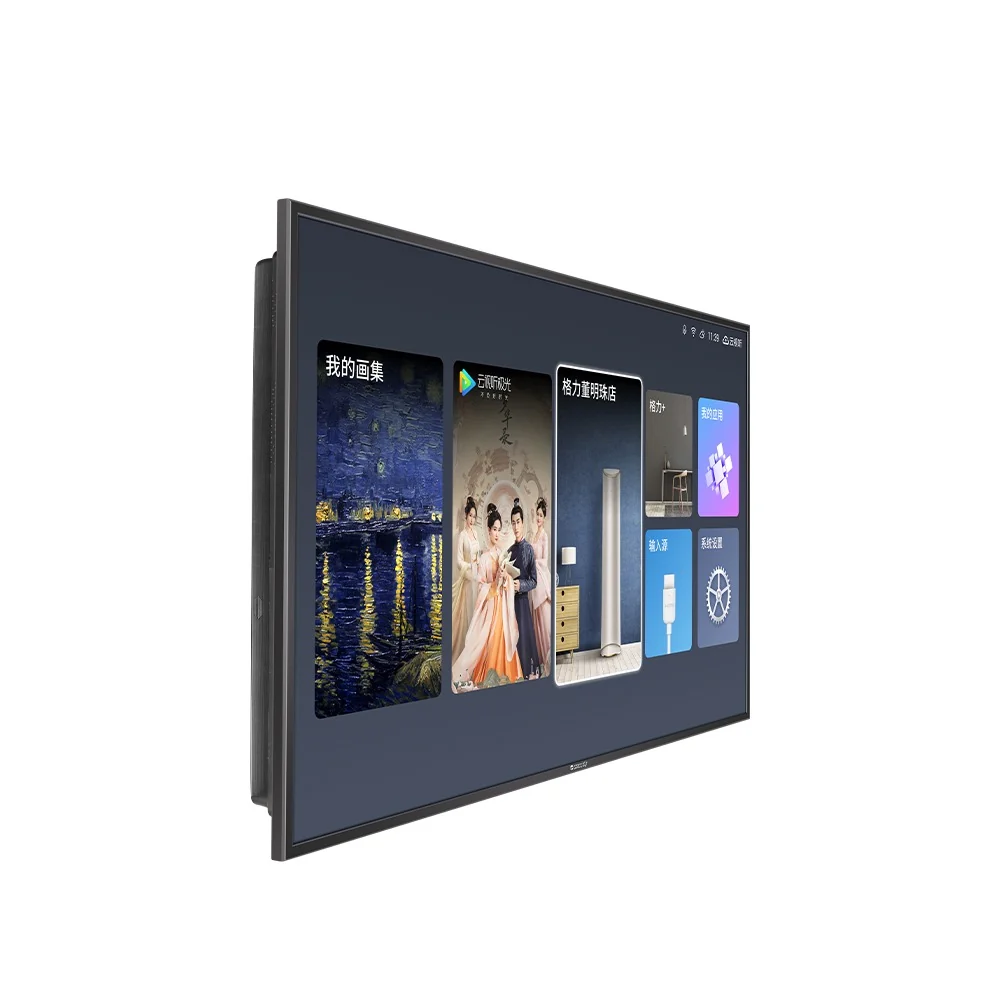 Aparelho une TV de 65 polegadas e ar-condicionado em tela interativa