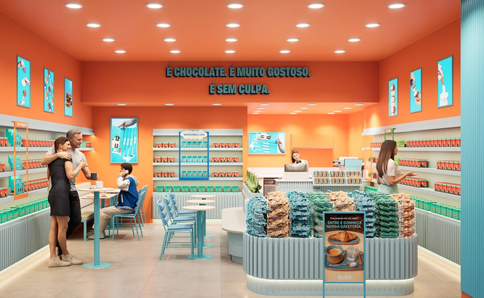 GoldKo chega ao Tocantins com doces sem açúcar no Urban Mall