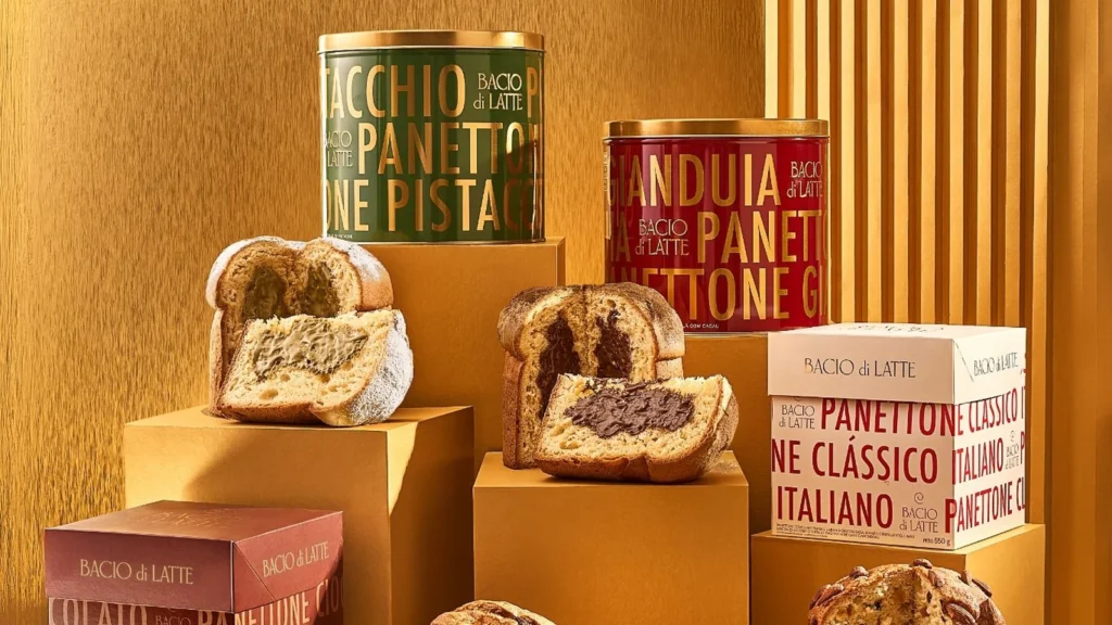 Bacio di Latte renova panettones com inspiração nos pandoros