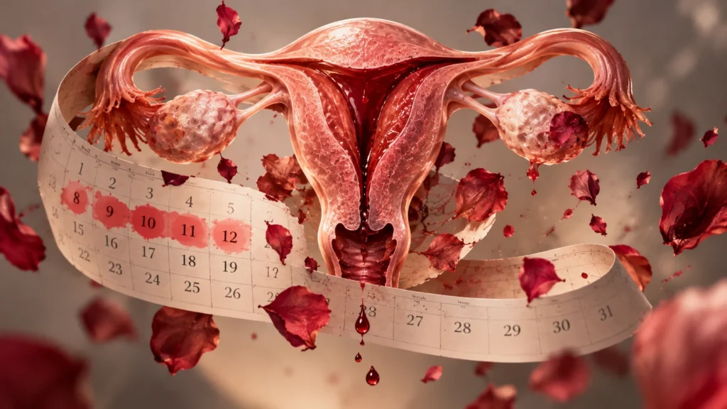 Sintomas de menopausa surgem mesmo durante a menstruação regular